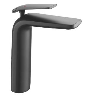 Смеситель для раковины Rose R3911H чёрный матовый